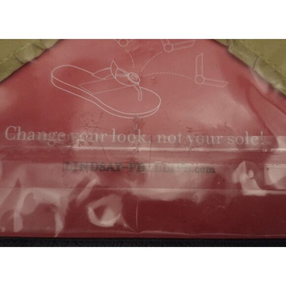 Lindsay Phillips SwitchFlops Interchangeable "Sample" Green Strap/Jeweled Button - Picture 3 of 5